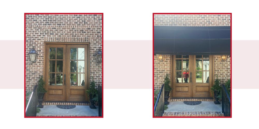 before-after-awning-install-midlands-sc Sun Shades & Graphics